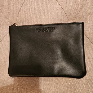 Elizabeth and James Nirvana White And Black Faux Leather Toiletry Men's Bag